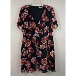 Madewell Womens Size 14 Tulip Sleeve Mini Dress In French Rose